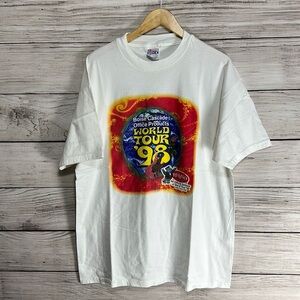 Vintage Boise Cascade Office Products World Tour 98 Tie Dye Hippie Concert Tee